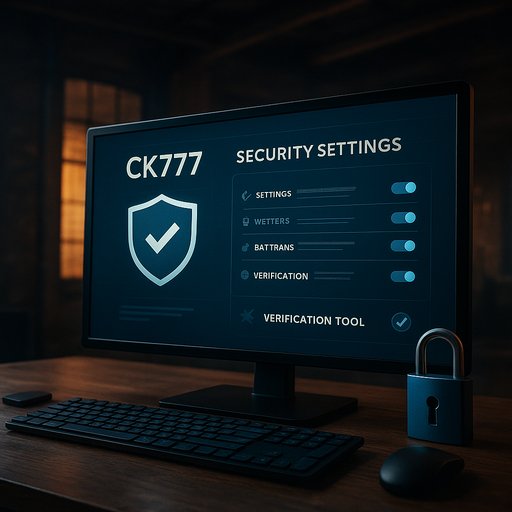 CK777 সিকিউরিটি সেটিংস ও যাচাই টুল